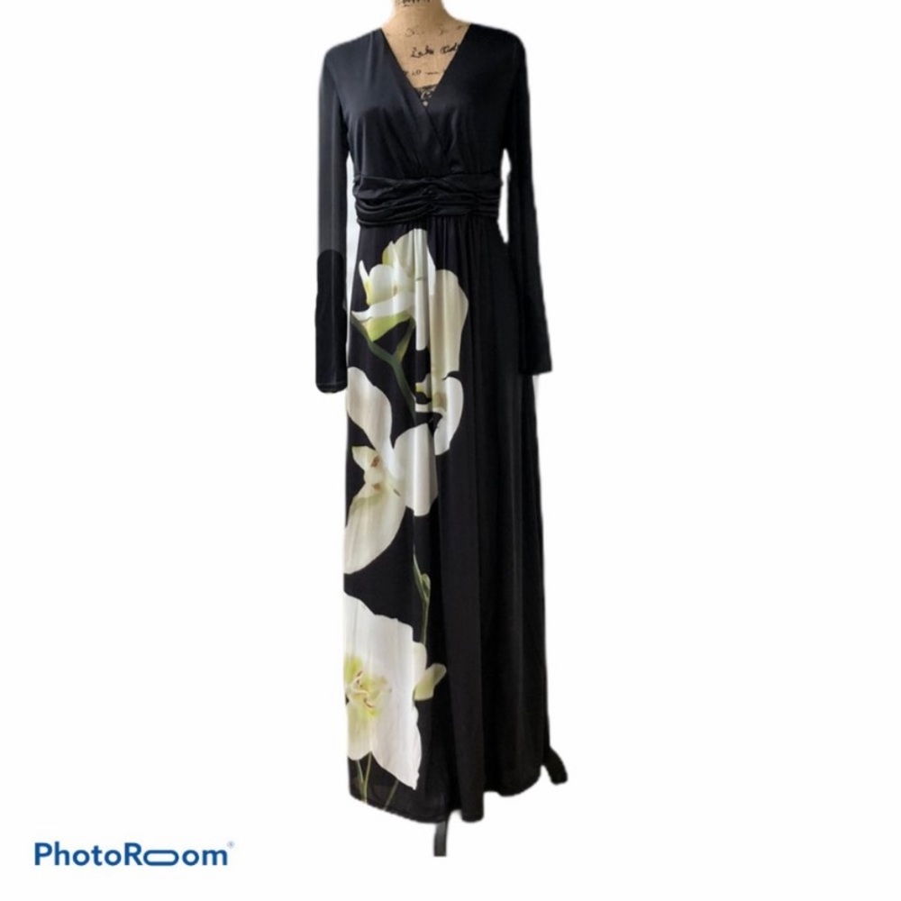 NWT Altuzarra Black Lily Maxi Dress - Picture 3 of 5